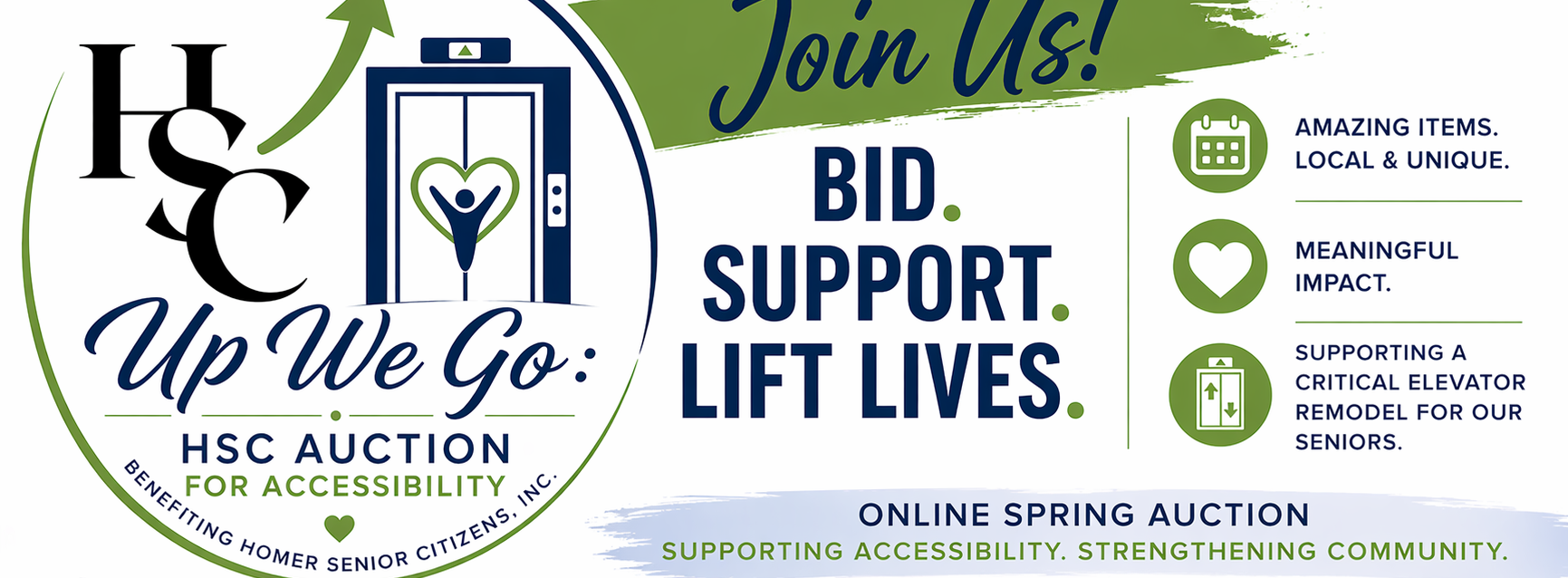 Up We Go: HSC Auction for Accessibility